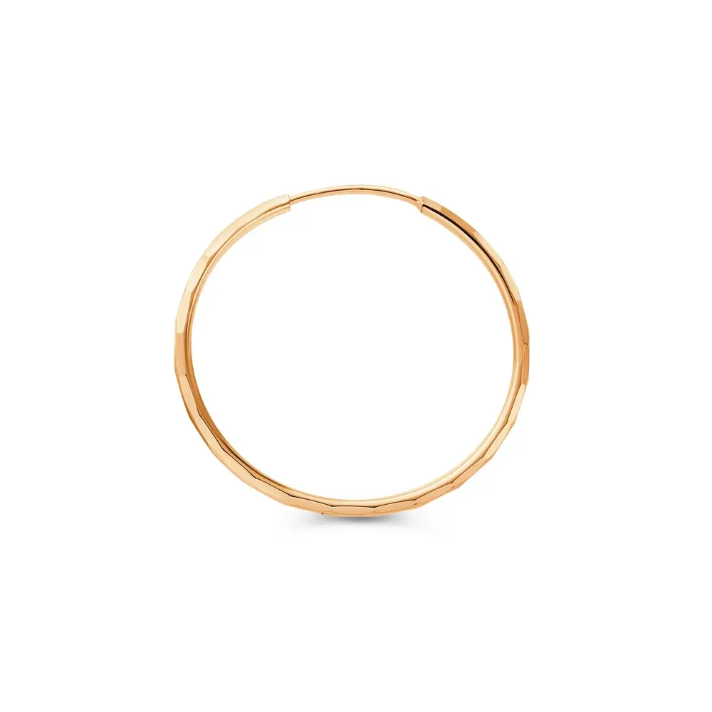 Серьги конго из красного золота 585 пробы 2