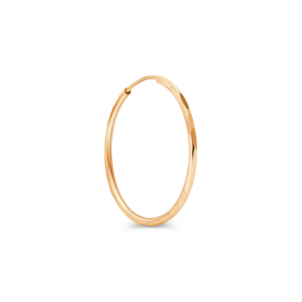 Серьга из красного золота 585 пробы