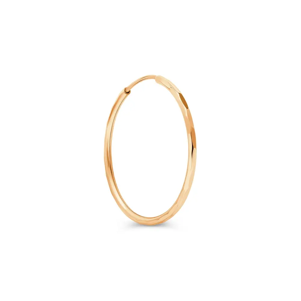 Серьги конго из красного золота 585 пробы 1
