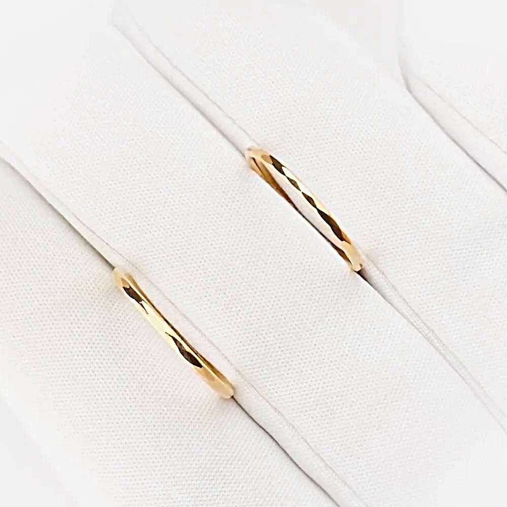 Серьги конго из красного золота 585 пробы 1