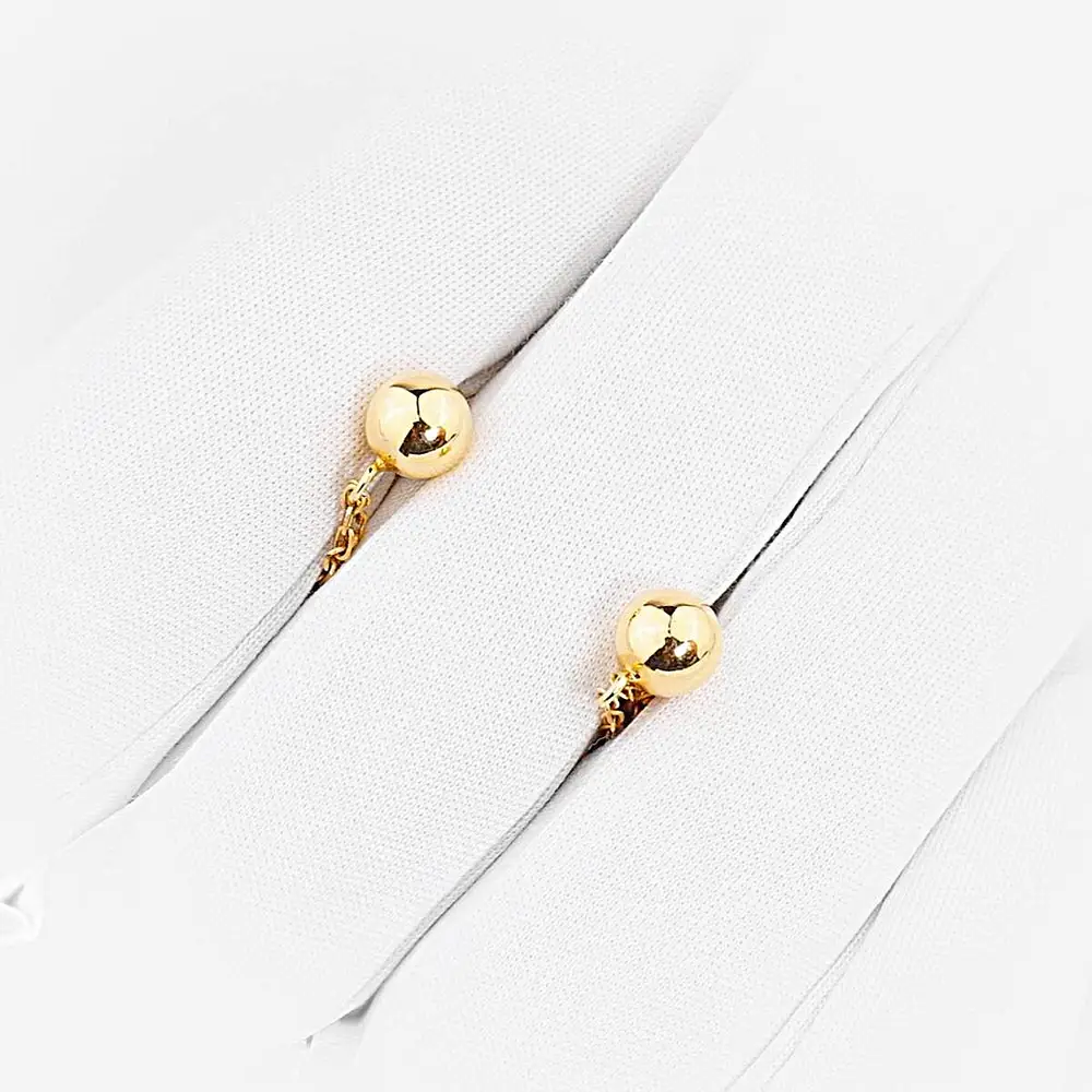 Серьги из красного золота 585 пробы 2