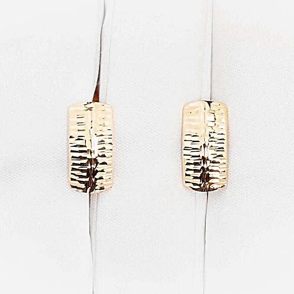 Серьги из красного золота 585 пробы 1
