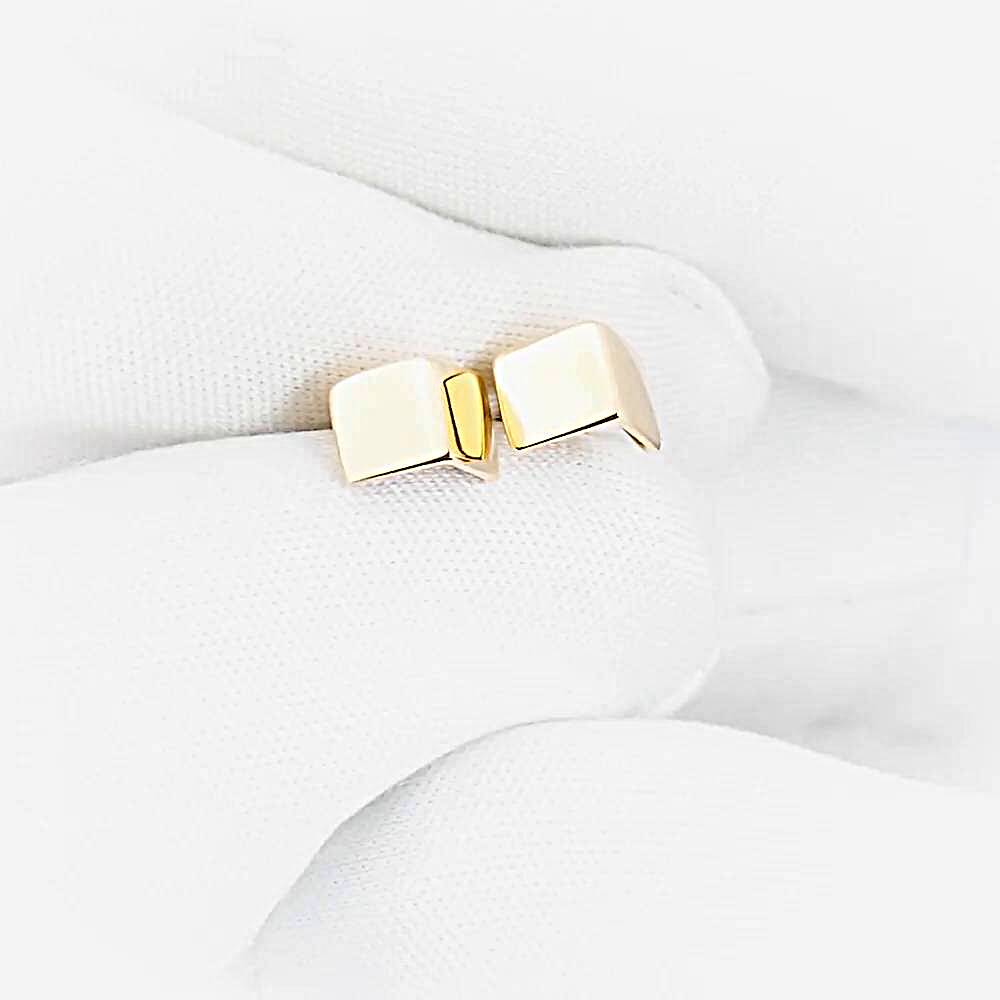 Серьги из красного золота 585 пробы 1