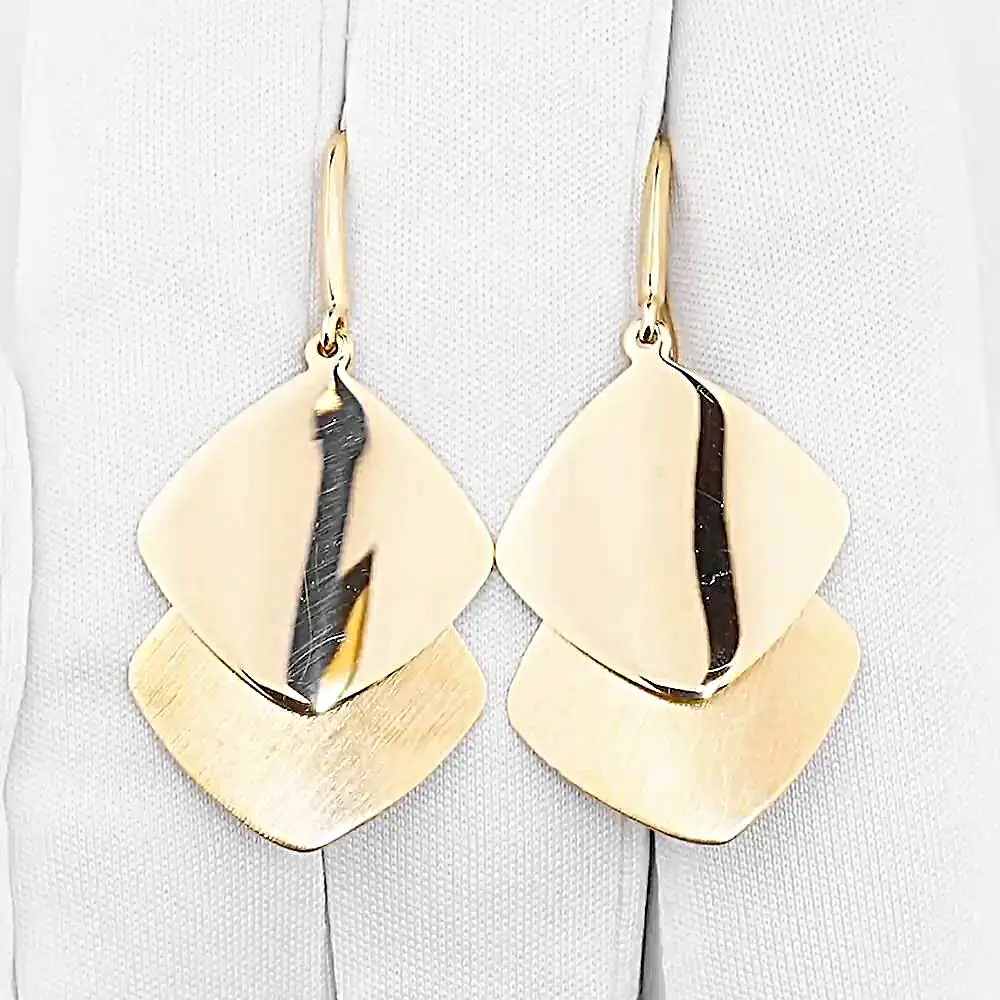Серьги из красного золота 585 пробы 2