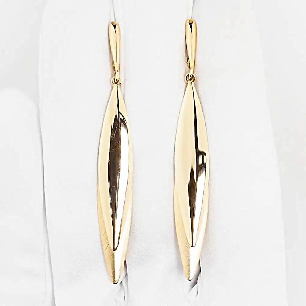 Серьги из красного золота 585 пробы 2