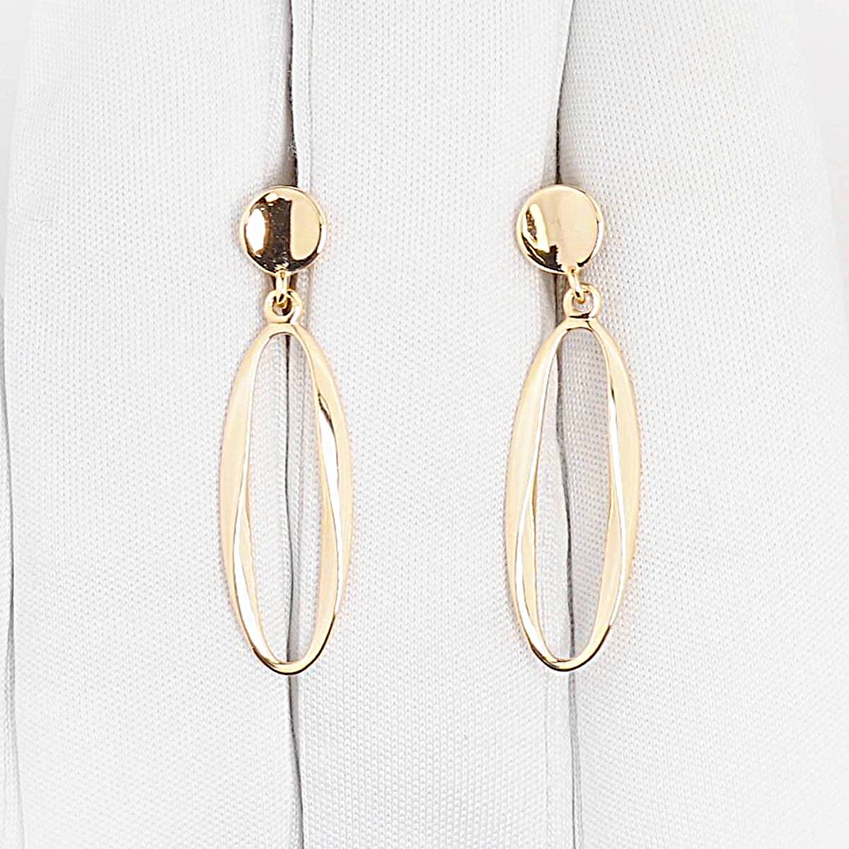 Серьги из красного золота 585 пробы 1