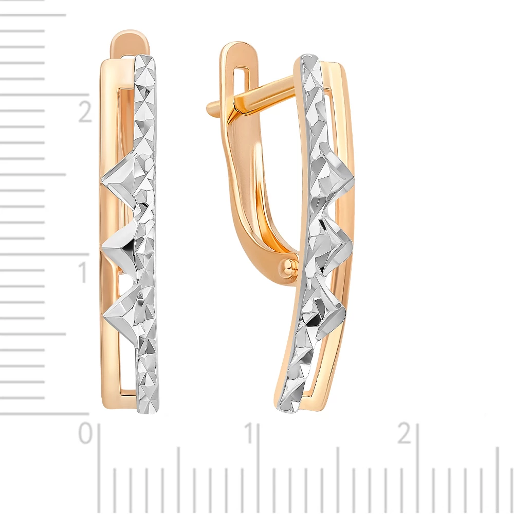 Серьги из красного золота 375 пробы 2