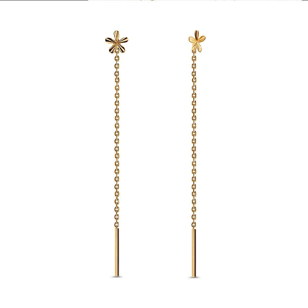 Серьги из красного золота 375 пробы 1