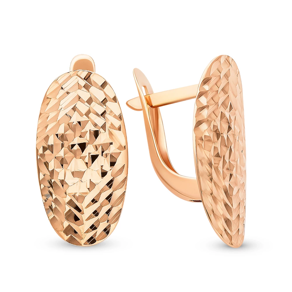 Серьги из красного золота 375 пробы 1