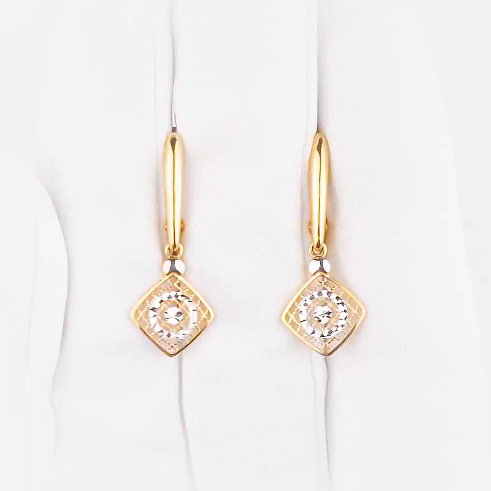 Серьги из красного золота 375 пробы 1