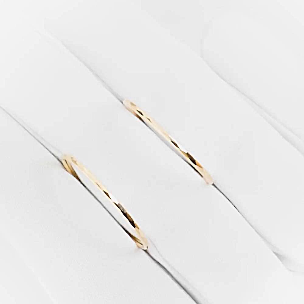 Серьги конго из красного золота 585 пробы 1