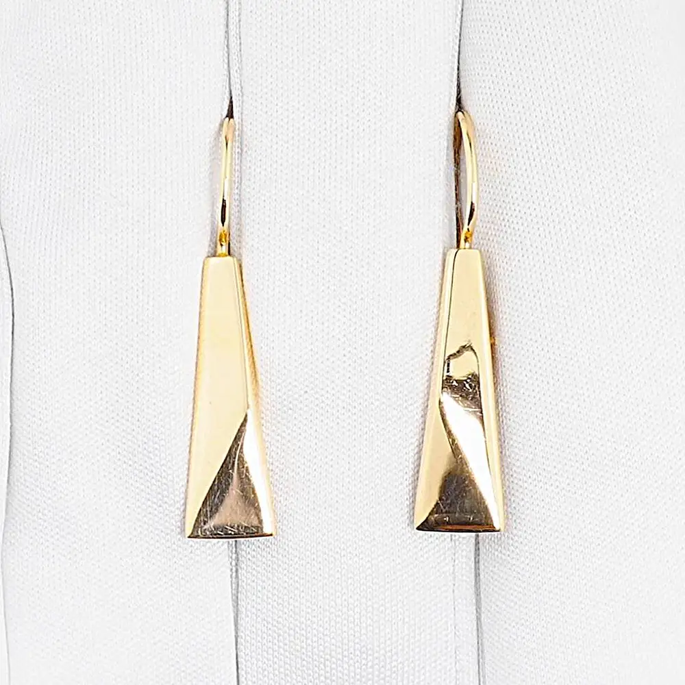Серьги из красного золота 585 пробы 2