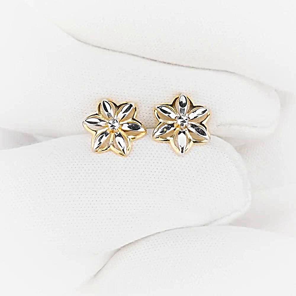 Серьги из красного золота 585 пробы 1