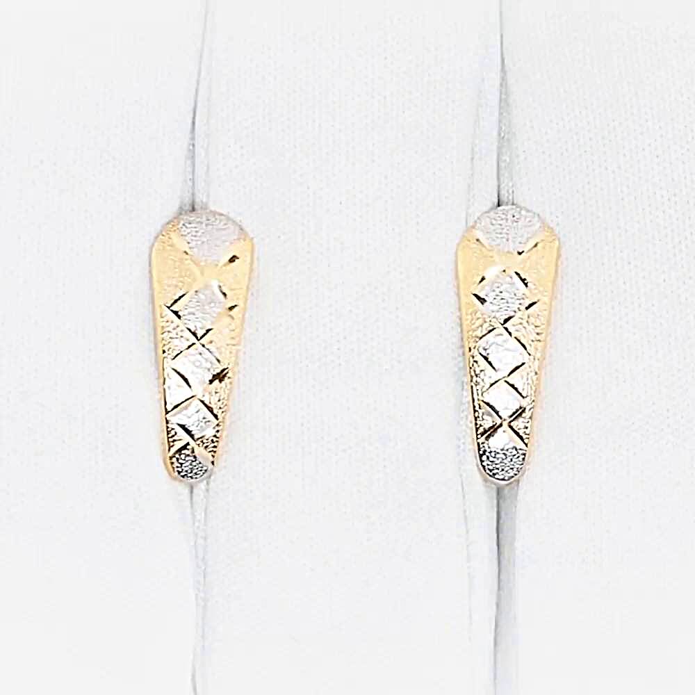 Серьги из красного золота 585 пробы 1