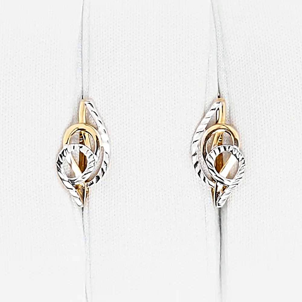 Серьги из красного золота 375 пробы 1