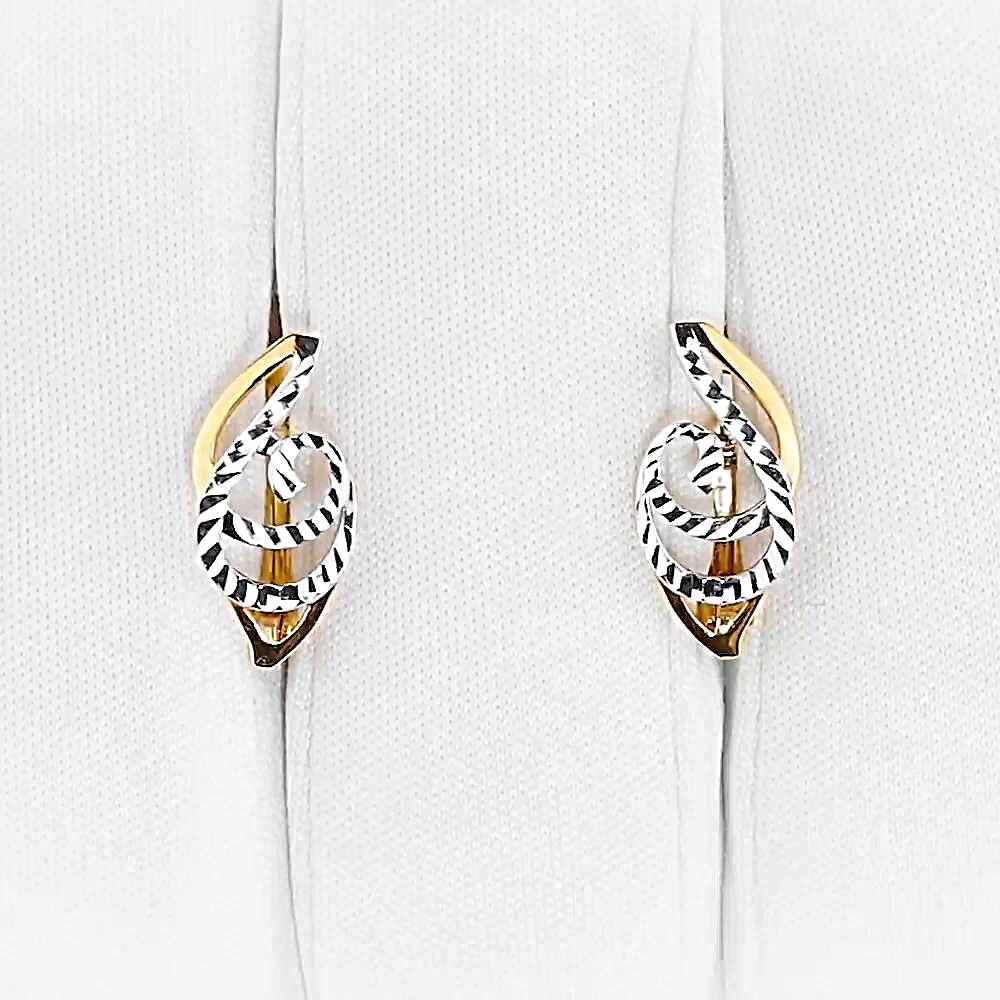 Серьги из красного золота 375 пробы 1