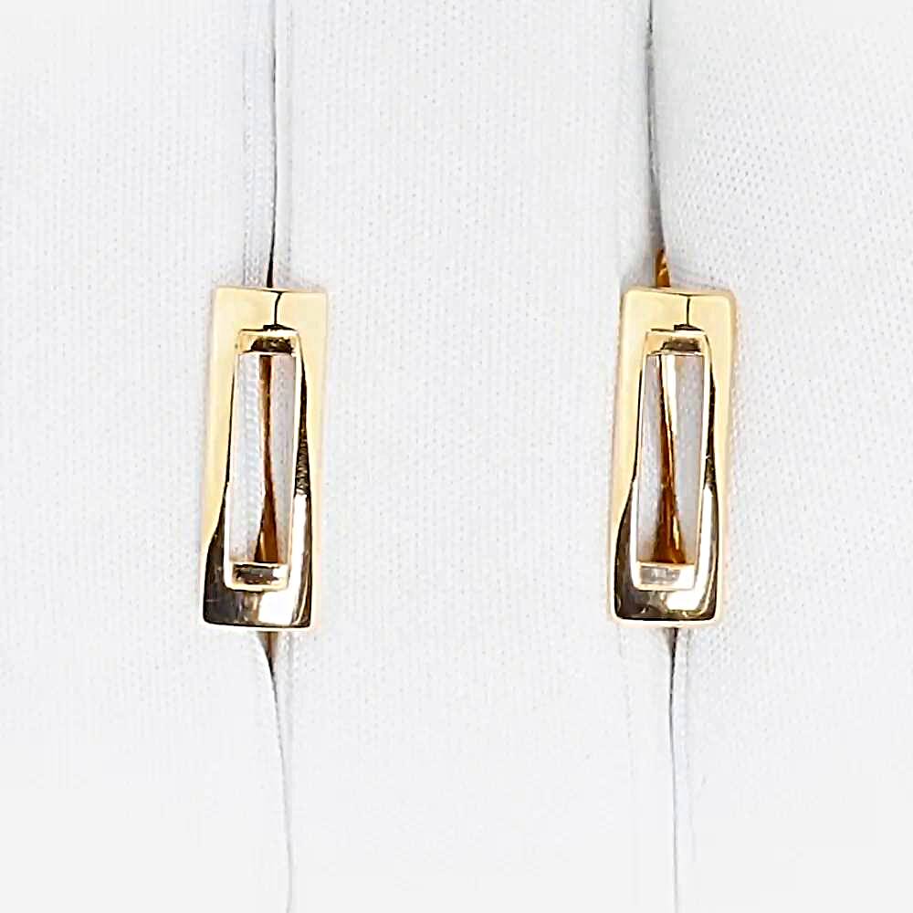 Серьги из красного золота 585 пробы 1