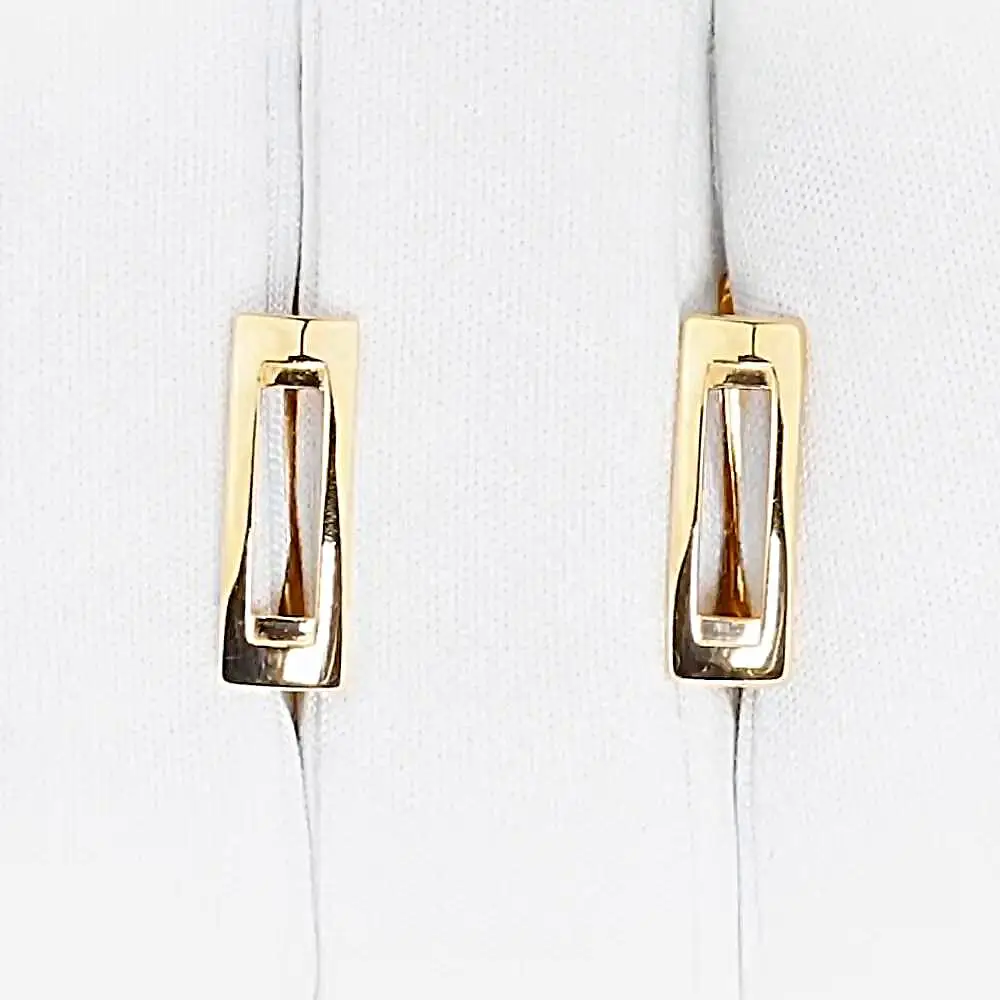Серьги из красного золота 585 пробы 2