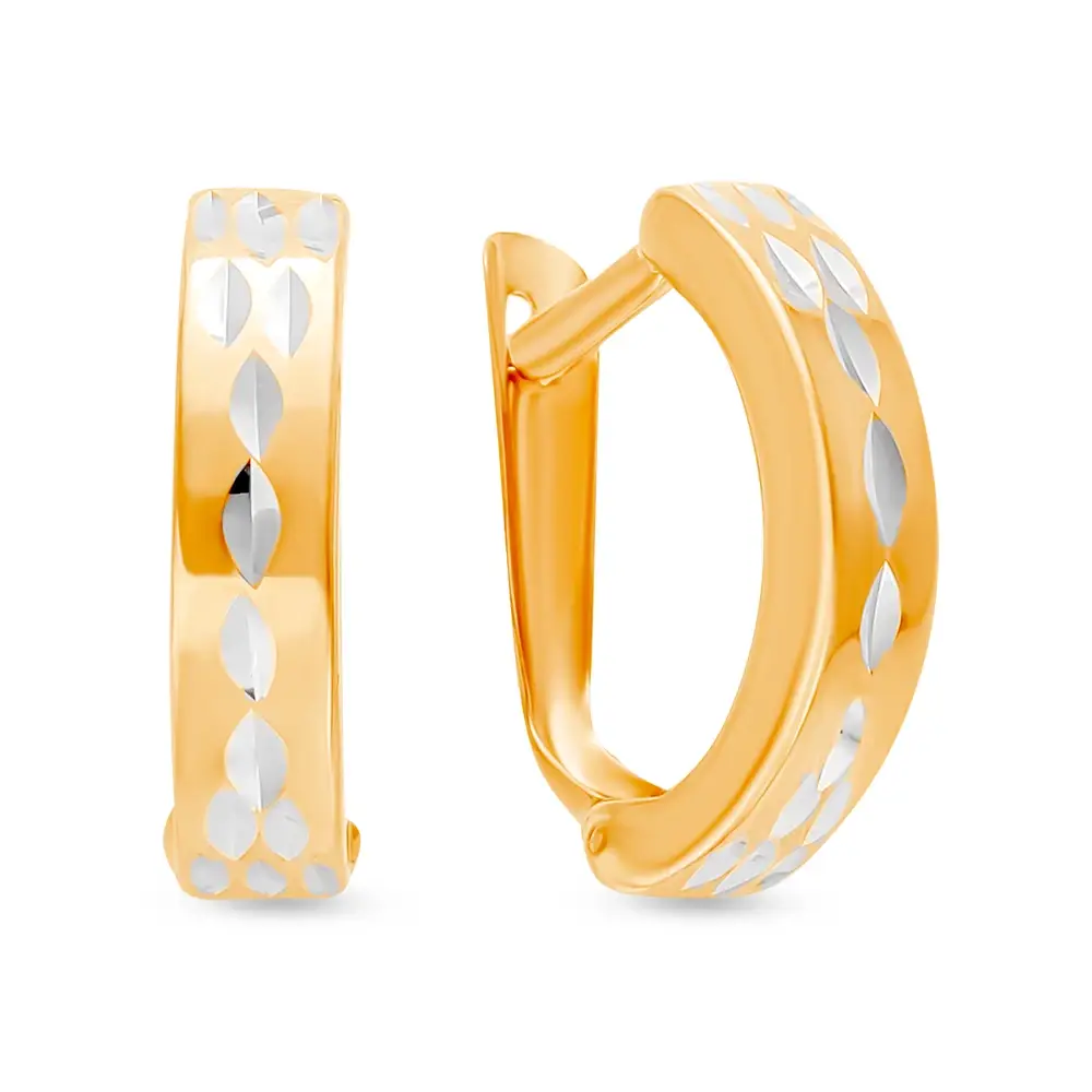 Серьги из красного золота 375 пробы 1
