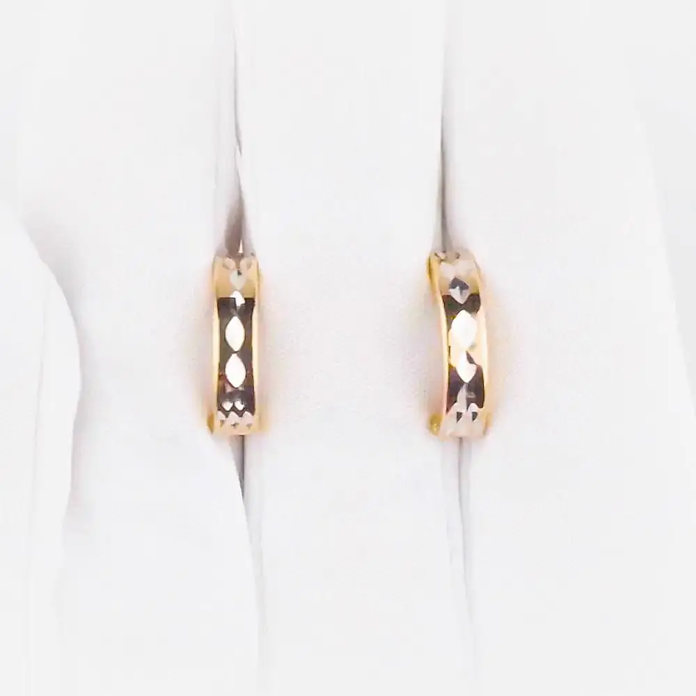 Серьги из красного золота 375 пробы 2