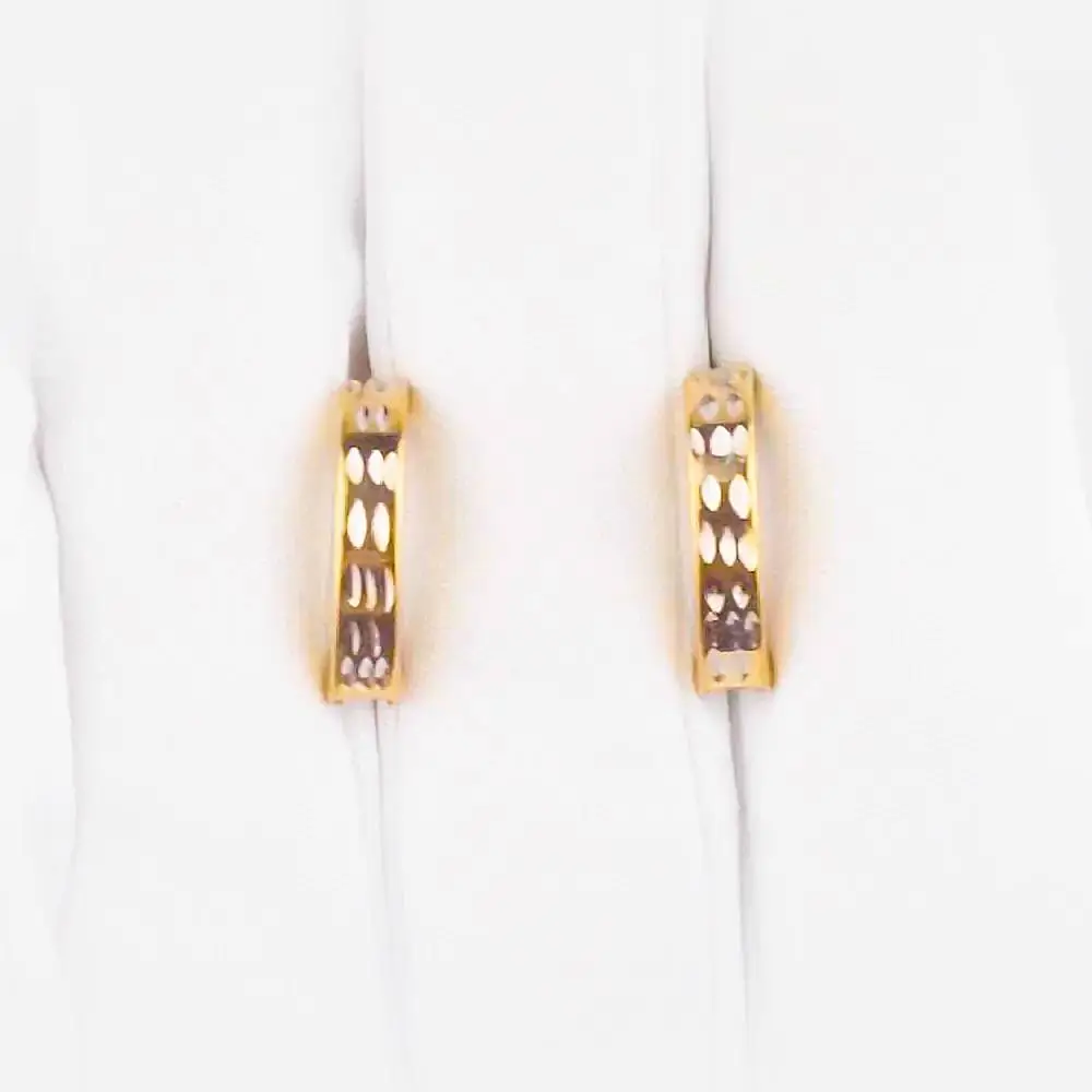Серьги из красного золота 375 пробы 2