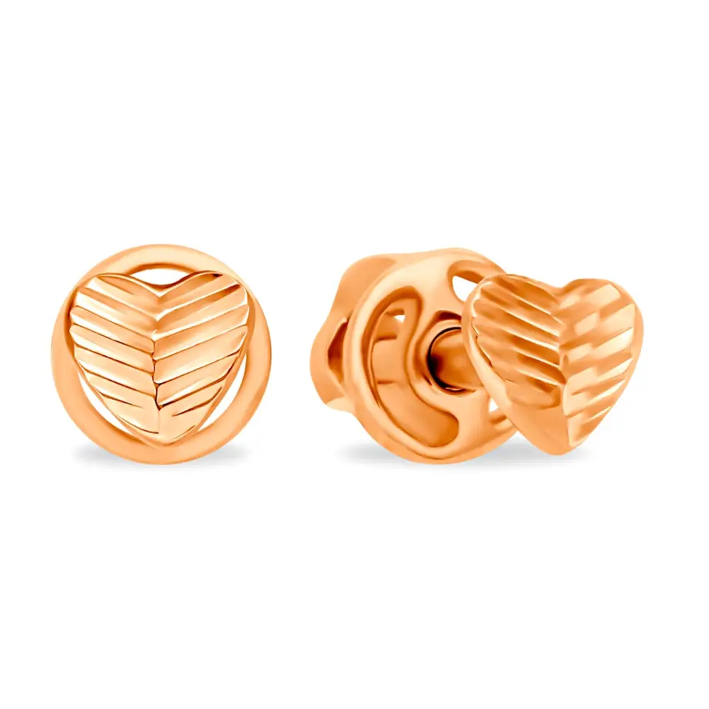 Серьги из красного золота 375 пробы 1