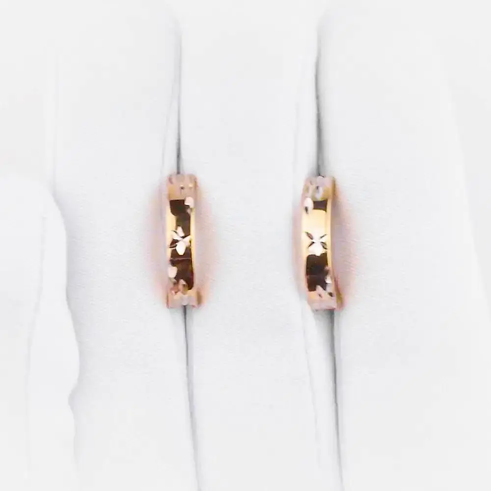 Серьги из красного золота 375 пробы 2