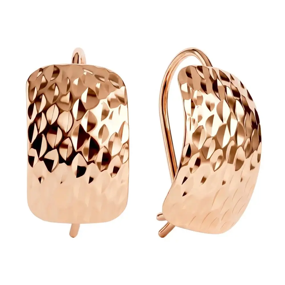 Серьги из красного золота 375 пробы 1