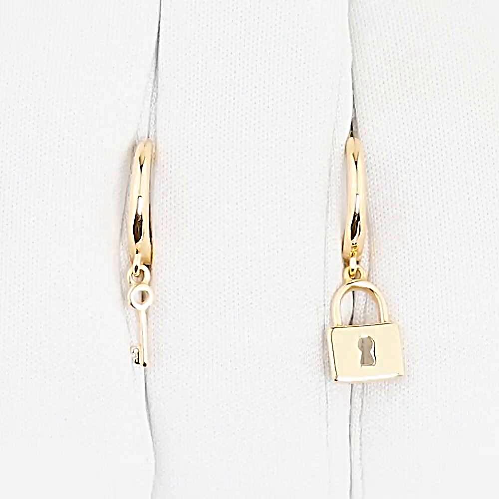 Серьги из красного золота 585 пробы 1