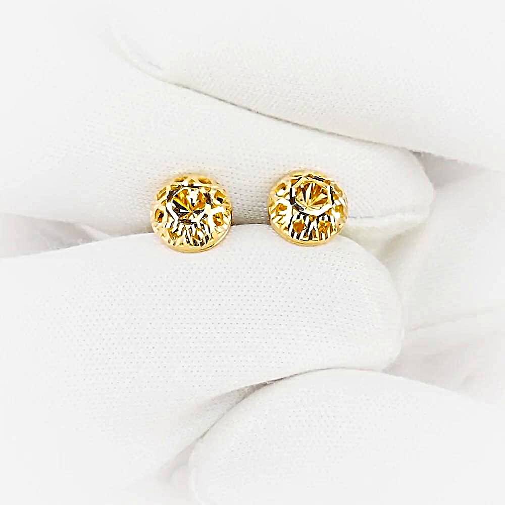 Серьги из красного золота 585 пробы 1