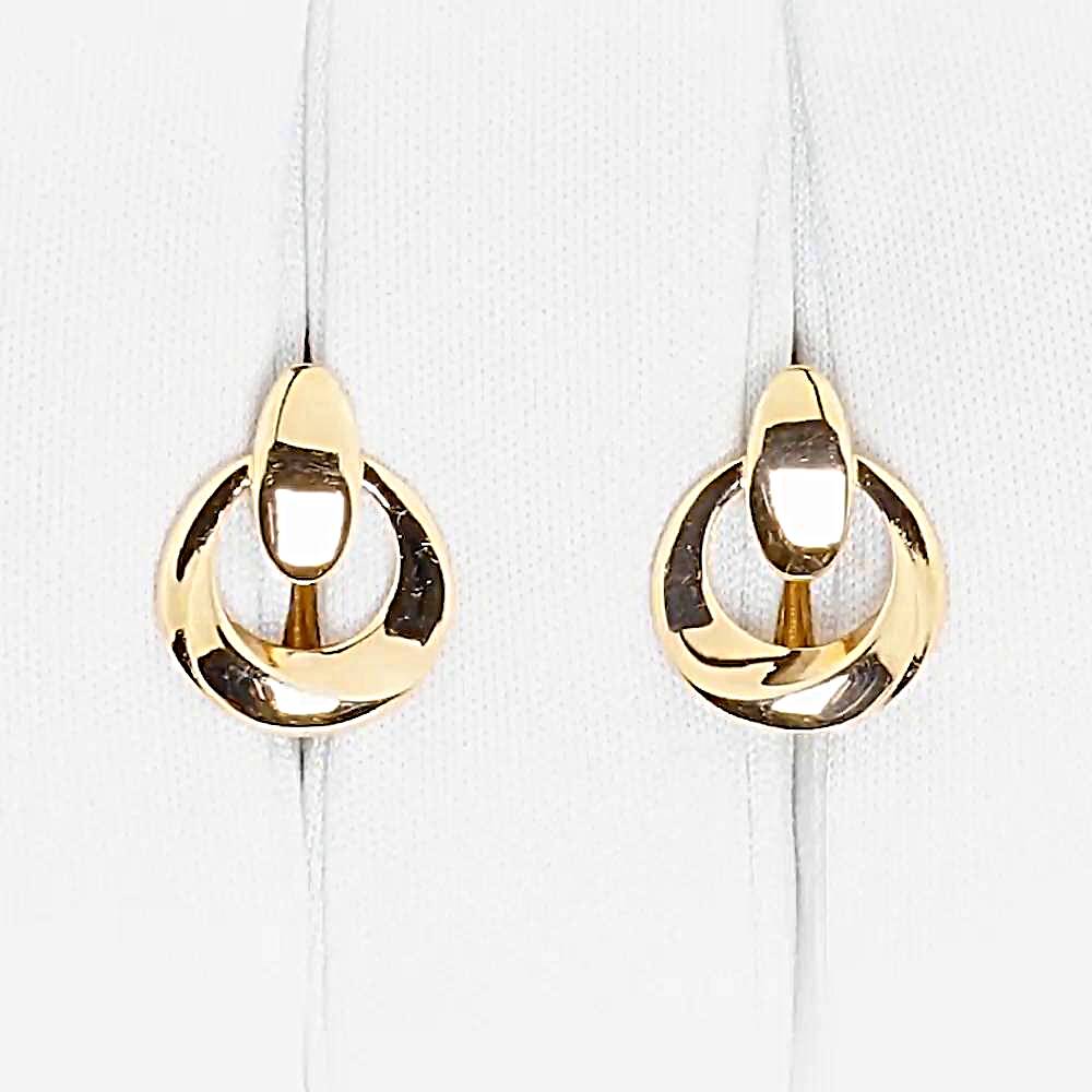 Серьги из красного золота 585 пробы 1