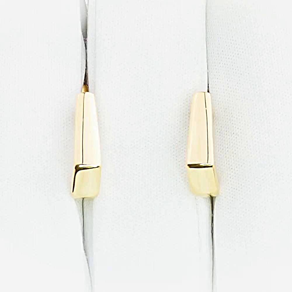 Серьги из красного золота 585 пробы 1