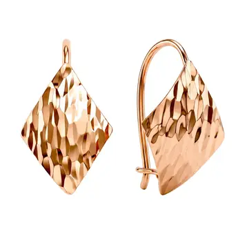 Серьги из красного золота 375 пробы