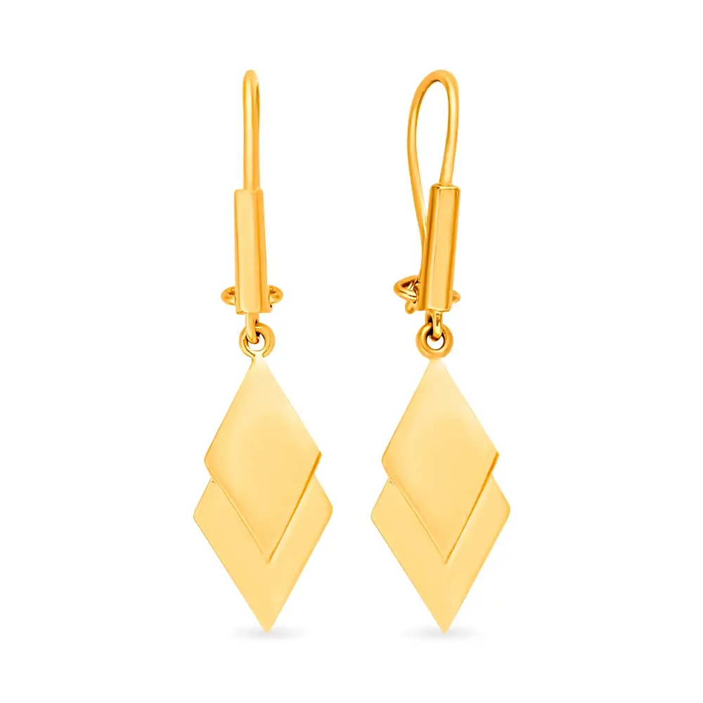 Серьги из красного золота 585 пробы 1