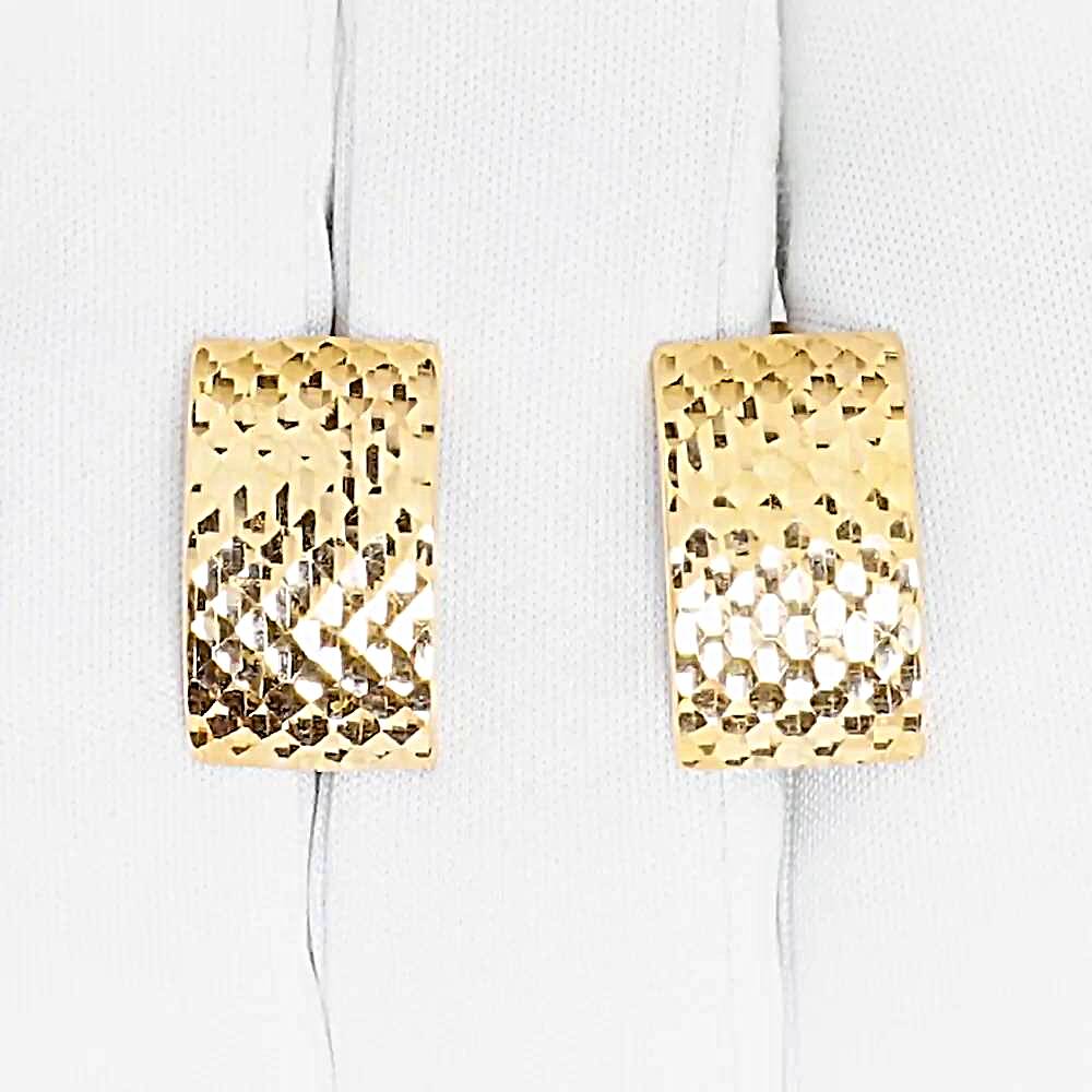 Серьги из красного золота 585 пробы 1