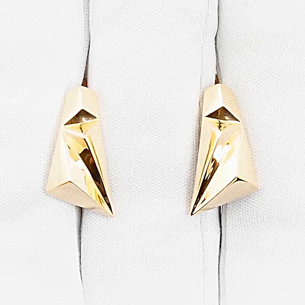 Серьги из красного золота 585 пробы 1