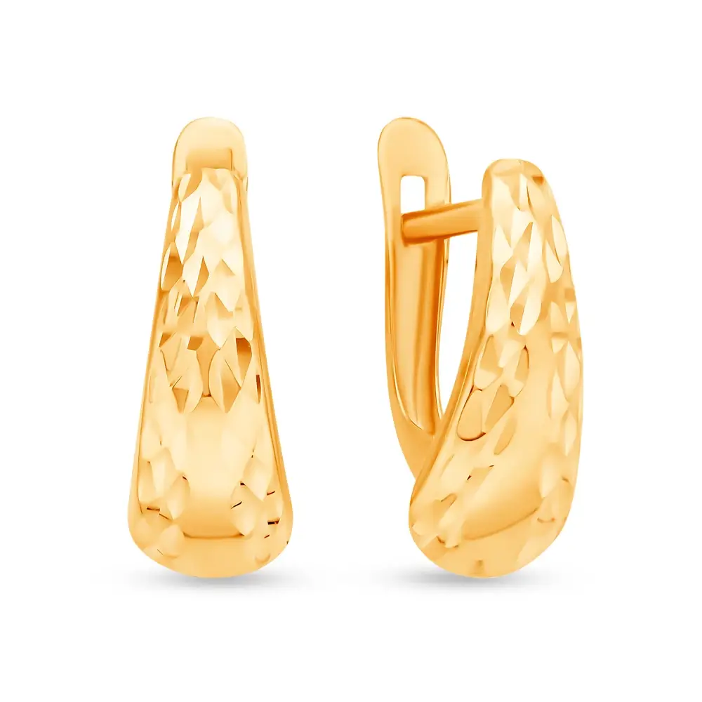 Серьги из красного золота 375 пробы 1