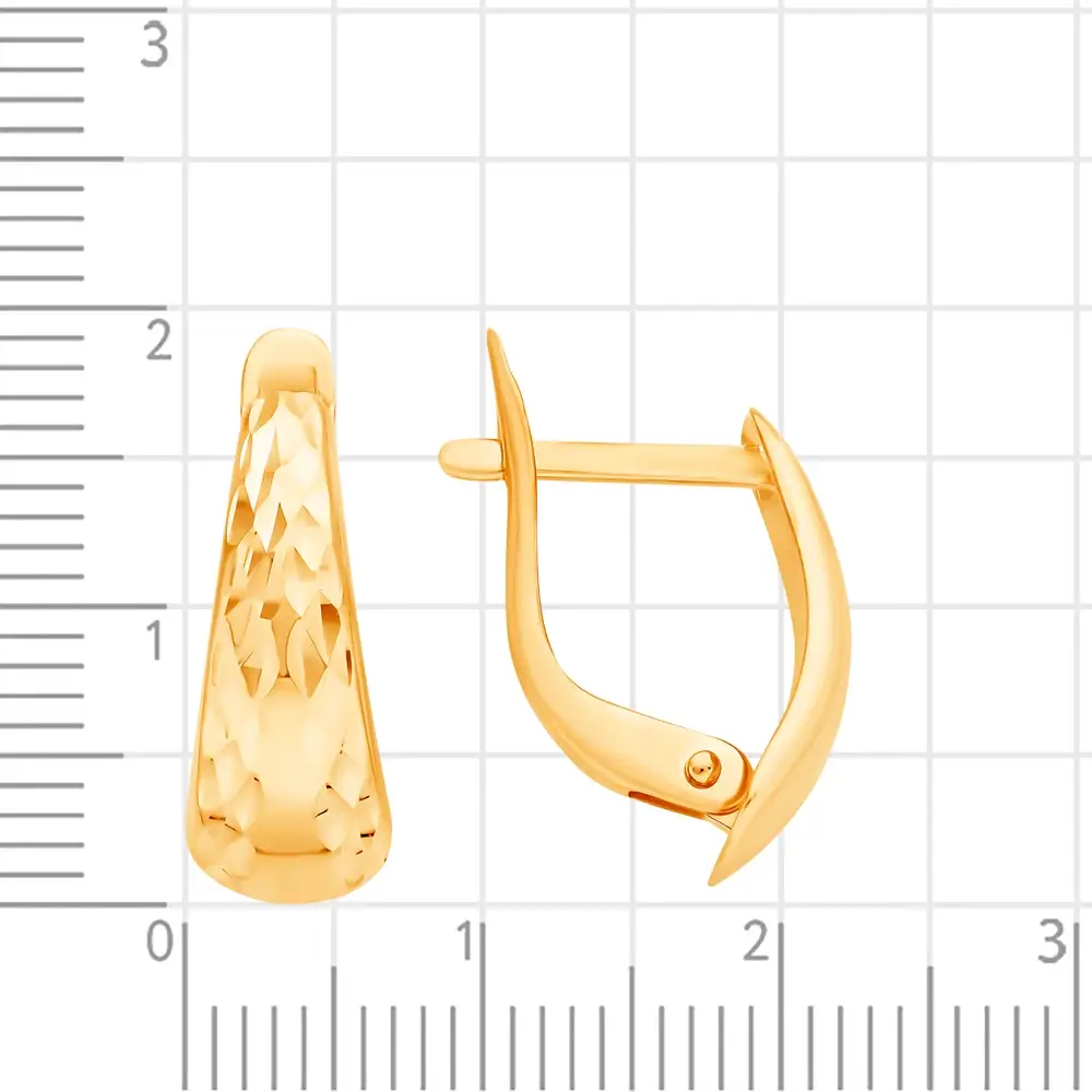 Серьги из красного золота 375 пробы 3