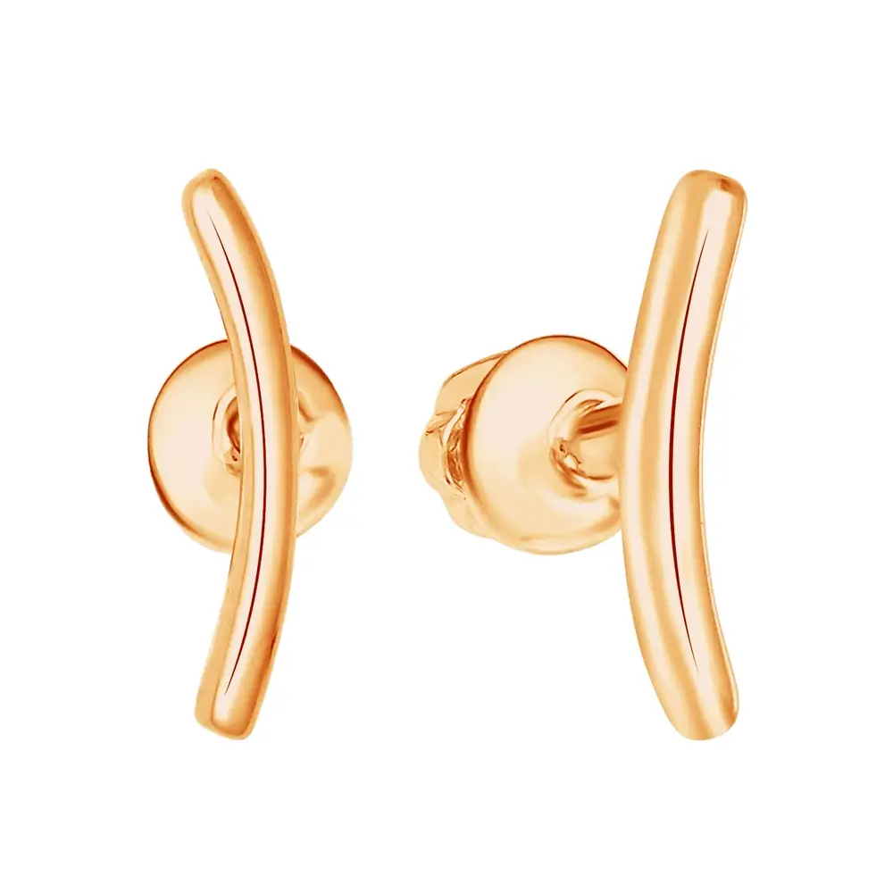 Серьги из красного золота 375 пробы 1
