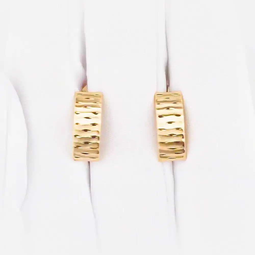 Серьги из красного золота 375 пробы 2