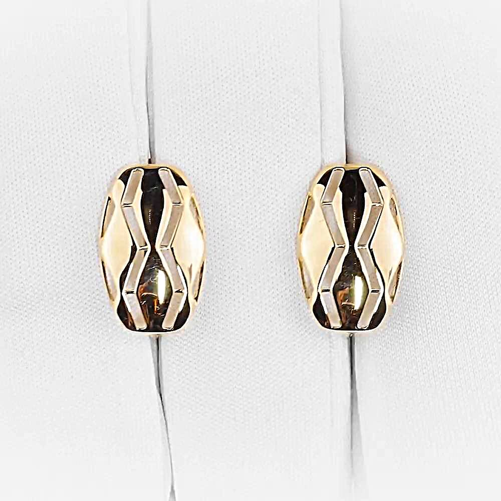 Серьги из красного золота 585 пробы 1