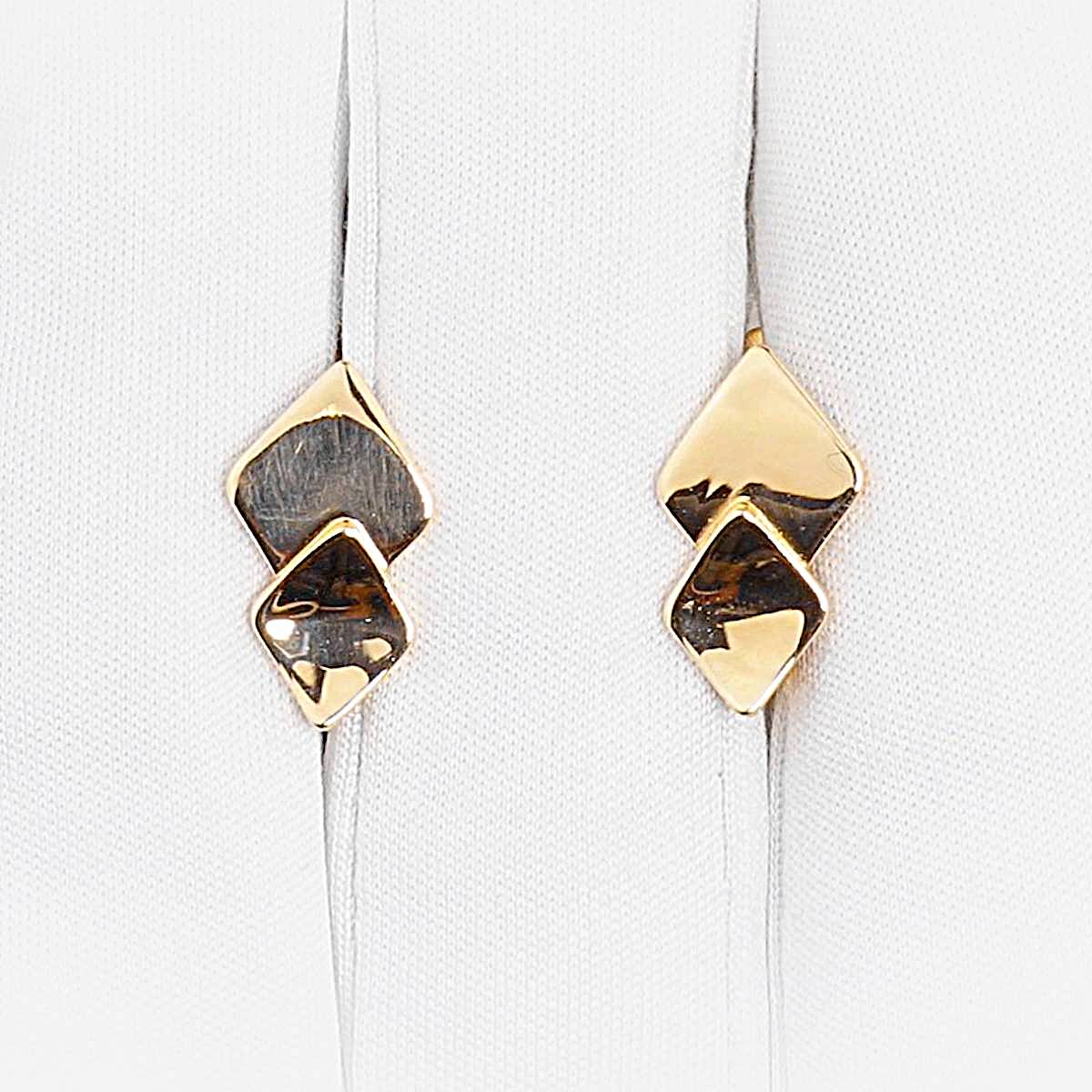 Серьги из красного золота 585 пробы 1