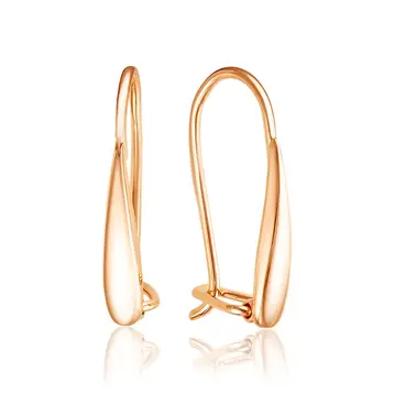 Серьги из красного золота 375 пробы