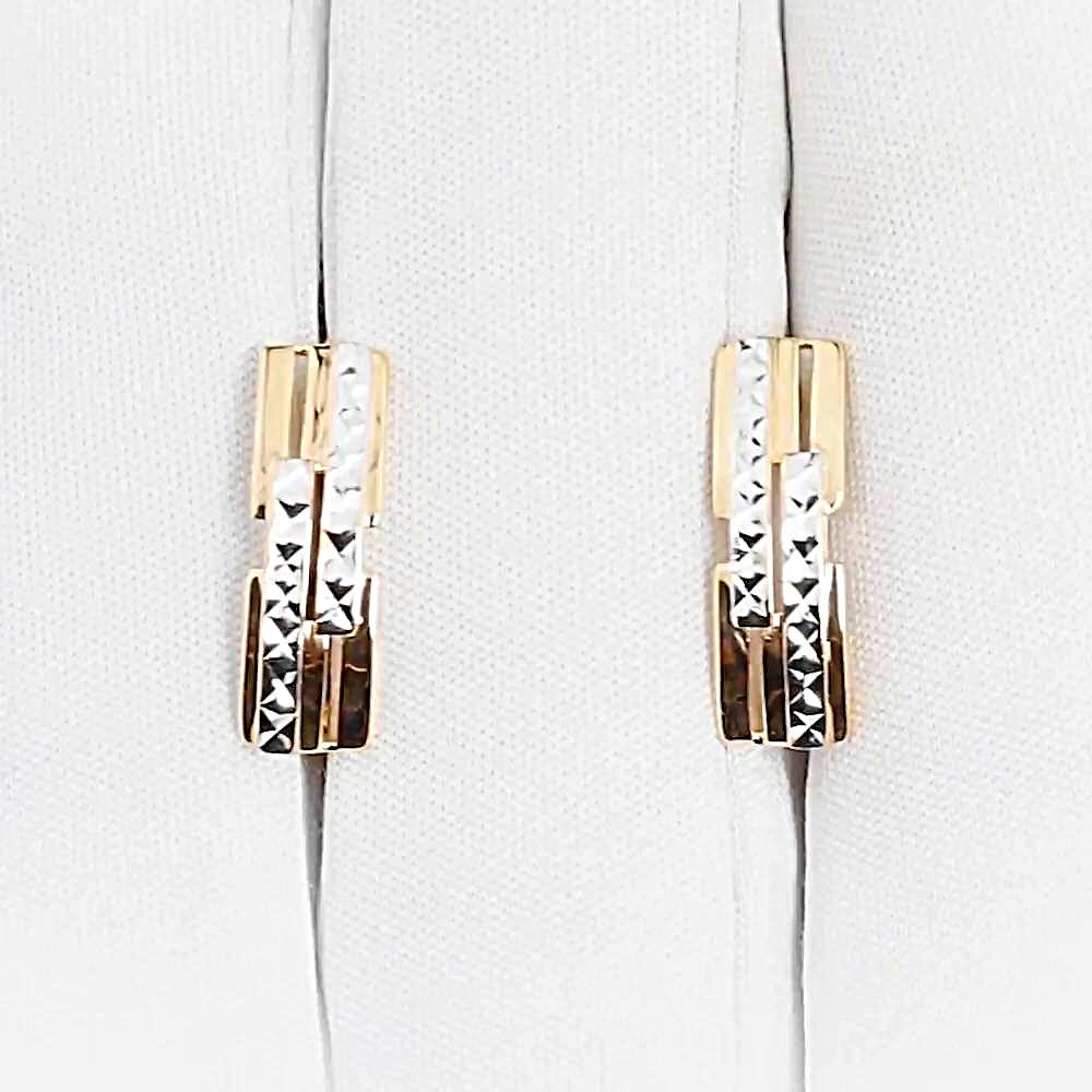 Серьги из красного золота 375 пробы 1