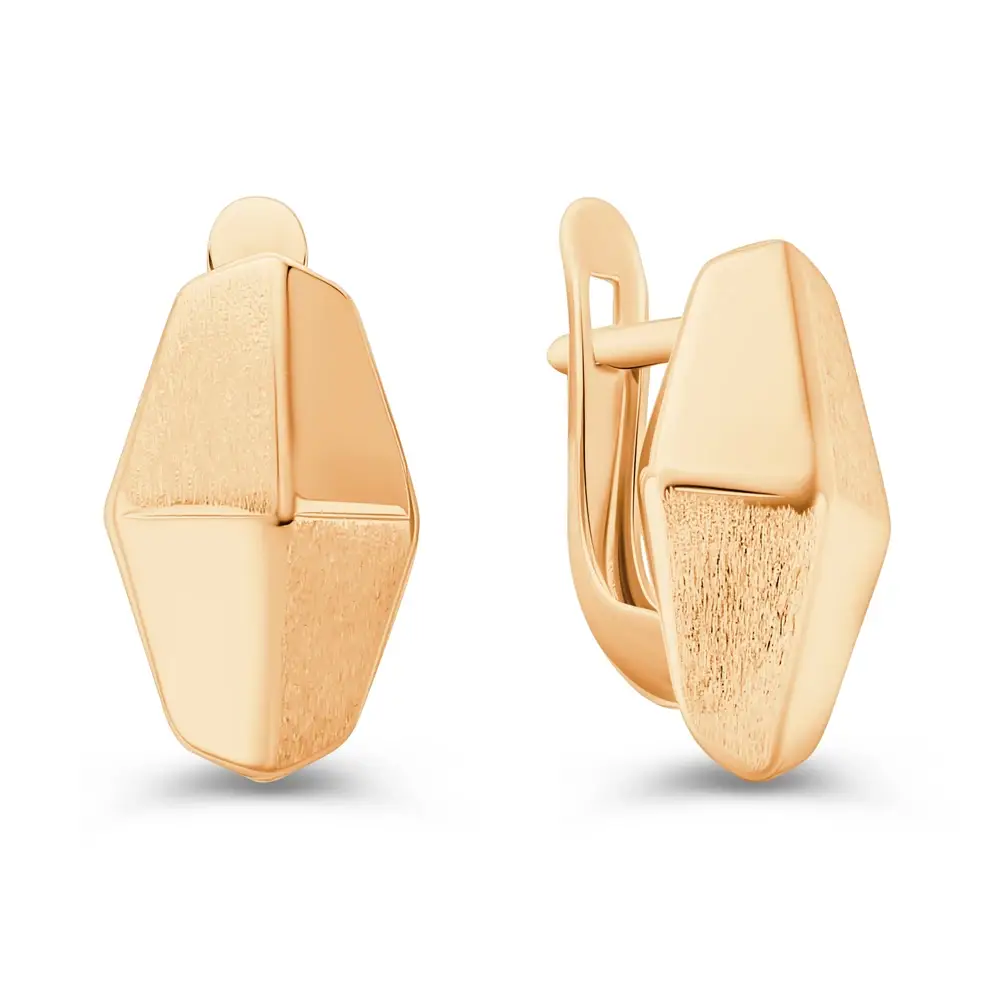 Серьги из красного золота 375 пробы 1
