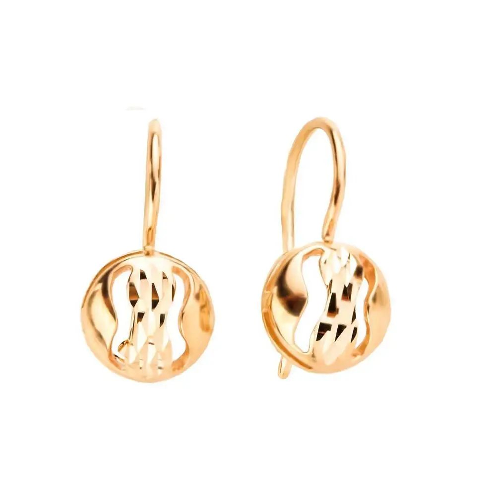 Серьги из красного золота 375 пробы 1