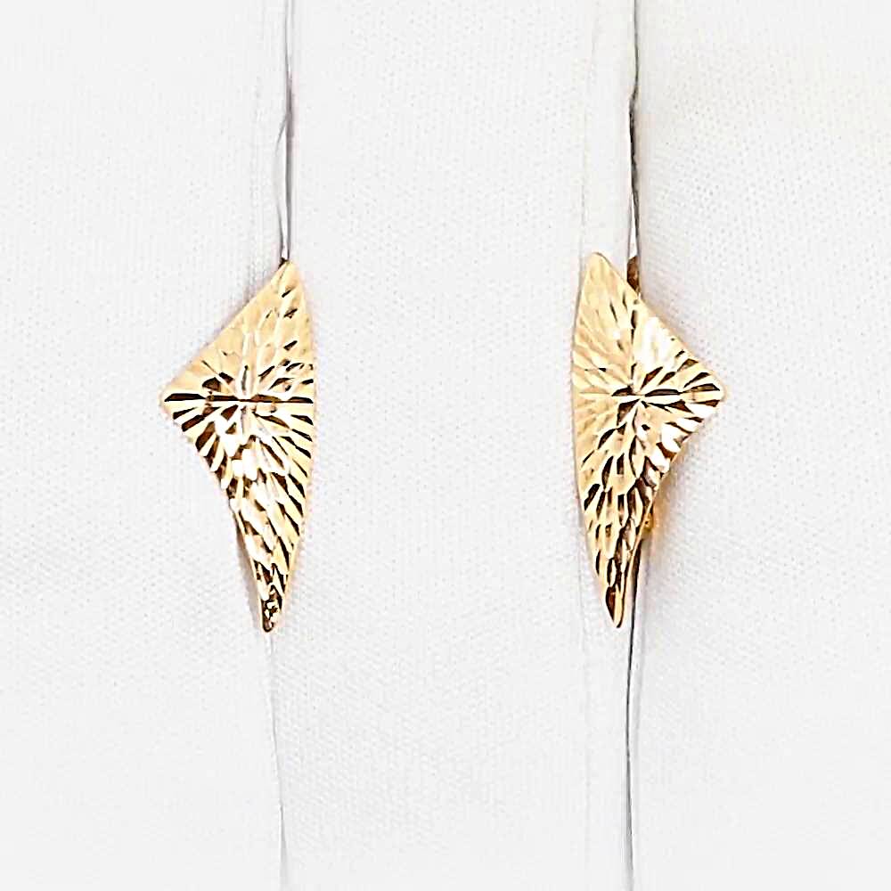 Серьги из красного золота 375 пробы 1