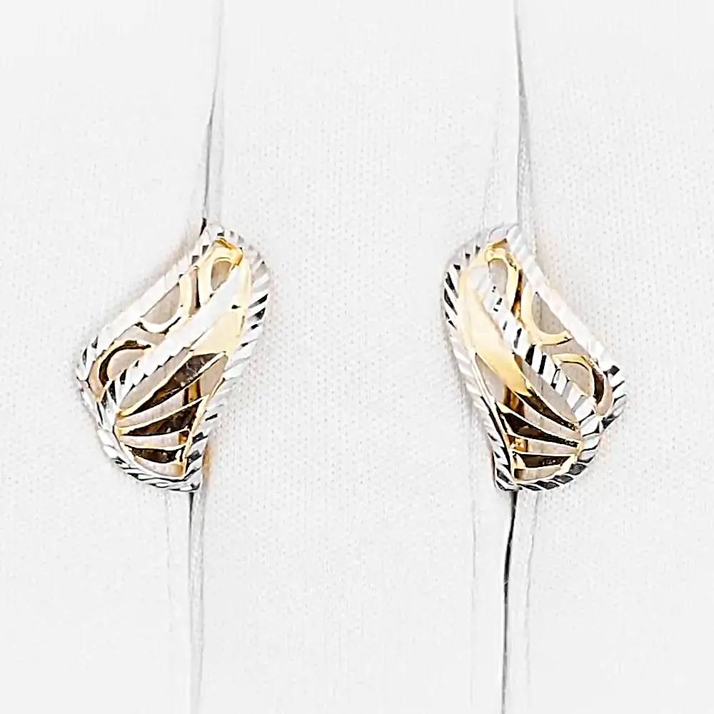 Серьги из красного золота 375 пробы 2