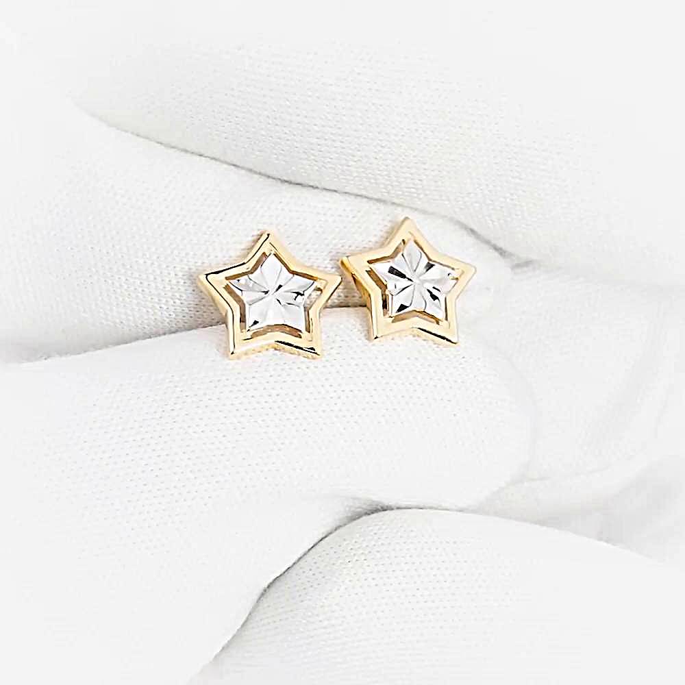 Серьги из красного золота 375 пробы 1