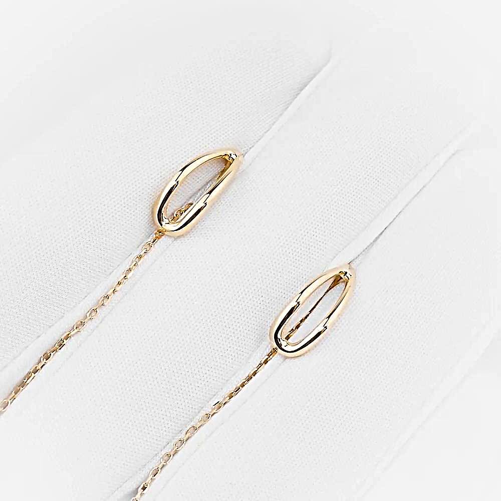Серьги из красного золота 585 пробы 1